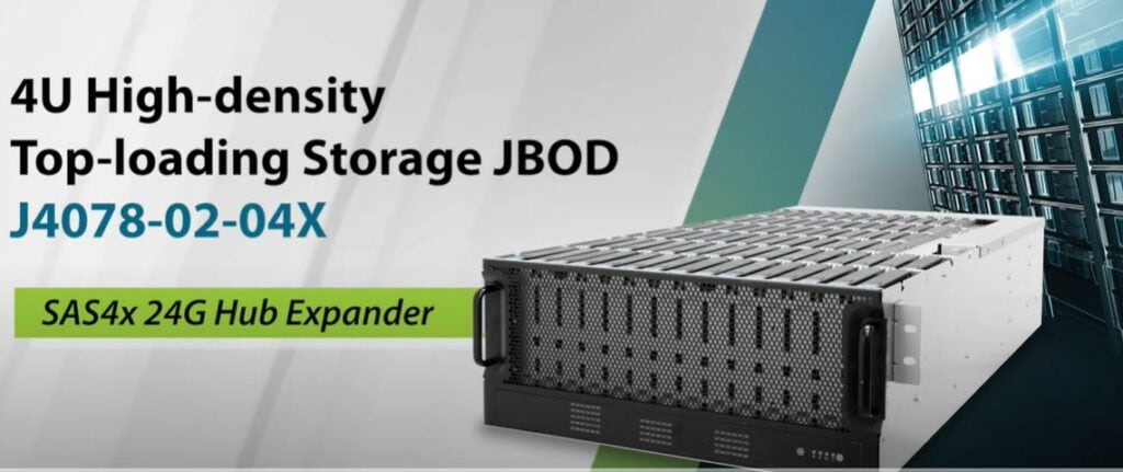 serveur de stockage 4U haute densité JBOD J4078